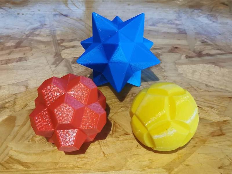 Dodecahedron derived shapes