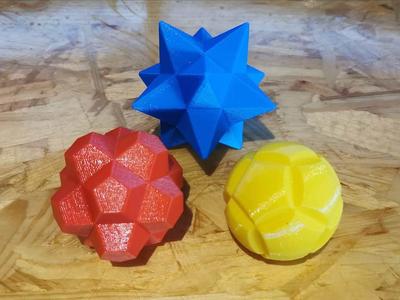 Dodecahedron derived shapes