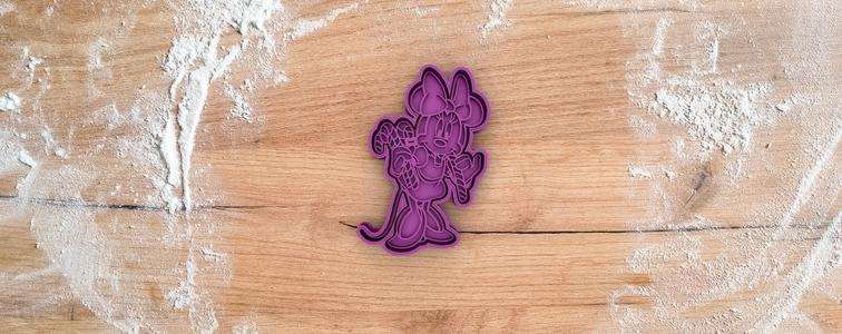 Minnie Mouse cookie  cutter from Disney Christmas