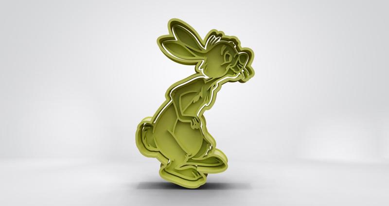 Rabbit cookie cutter from Winnieh The Pooh