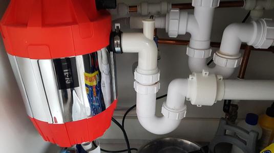 Pipe support for sink waste disposal