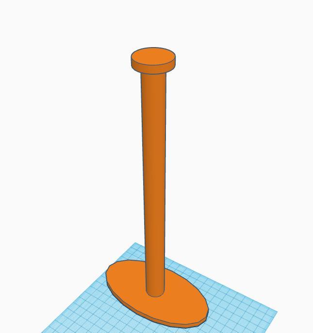 Simple Paper Towel Stand/Holder