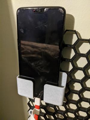 Honeycomb Wall Phone Holder