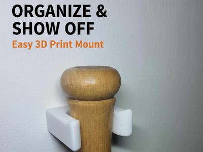 Wall Mount for Baseball Bat