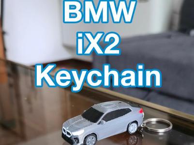 BMW iX2 Keychain (working wheels)