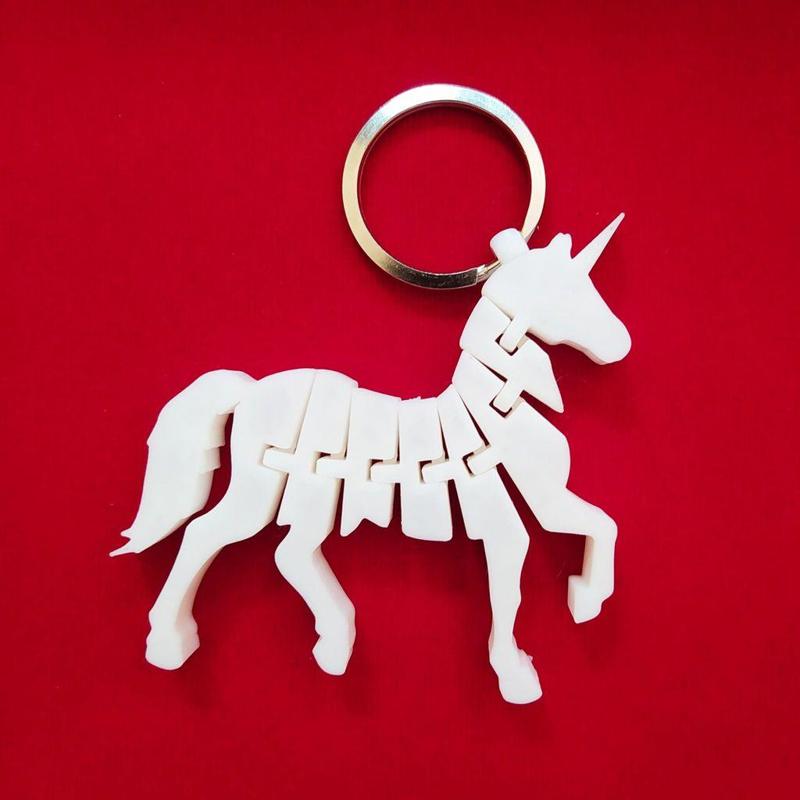 Flexi Unicorn (Single Extrusion) + Ring