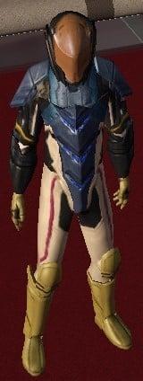 Armor Terran Task Force in kit to mount on 1/6 figure