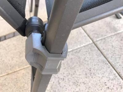 Bracket to stop garden chair "Las Vegas" from folding