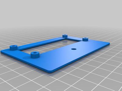 16x2 LCD simple holder - breadboard - diy