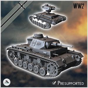 Panzer III Ausf. H - Germany Eastern Western Front Normandy Stalingrad Berlin Bulge WWII