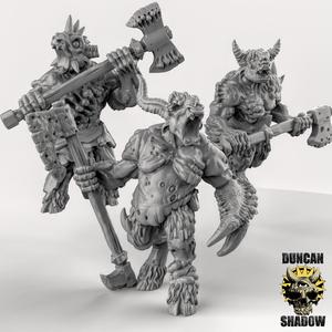 PestiGor with Great Weapons Beastmen (Pre Supported)