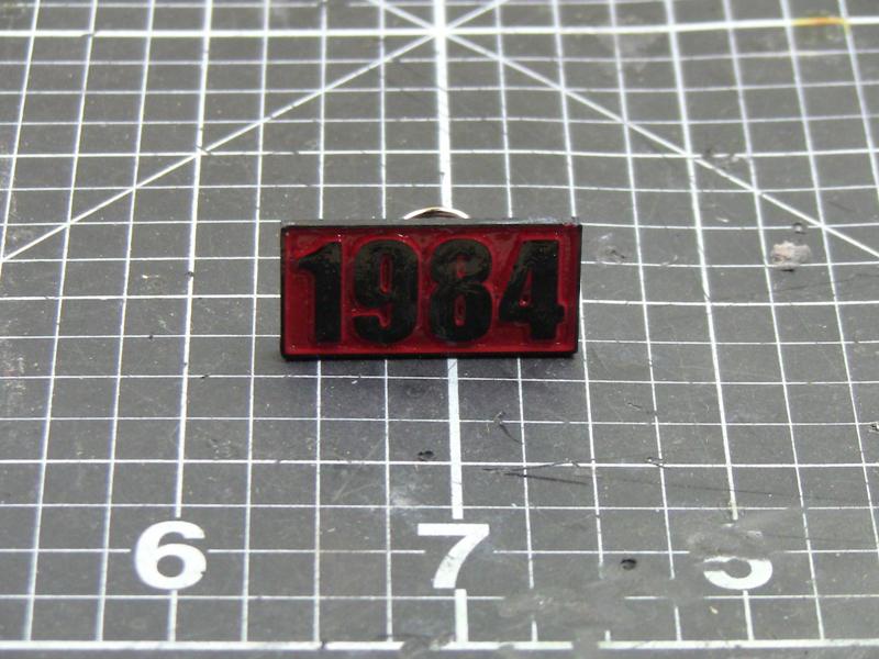 1984 Enamel pin