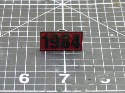 1984 Enamel pin