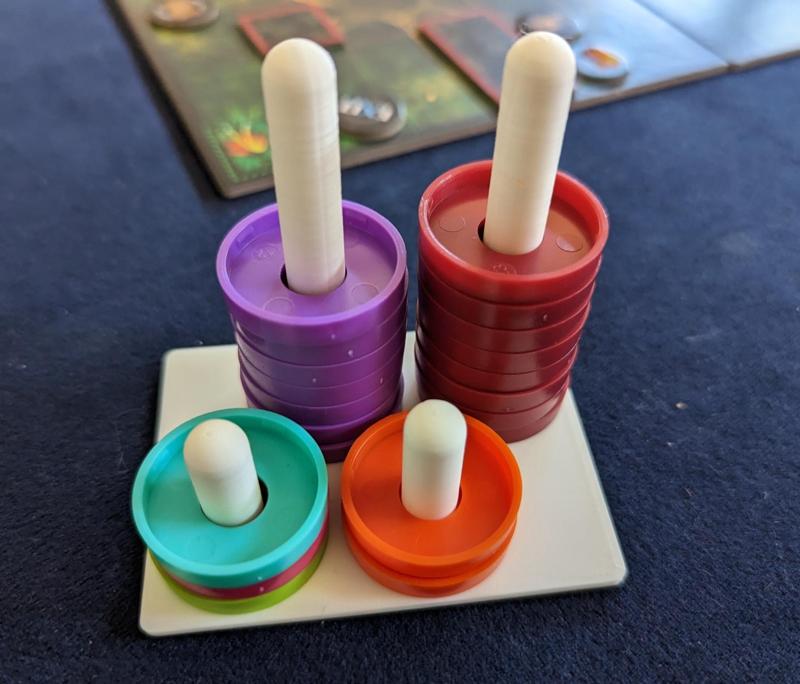 Middara plastic bases storage poles
