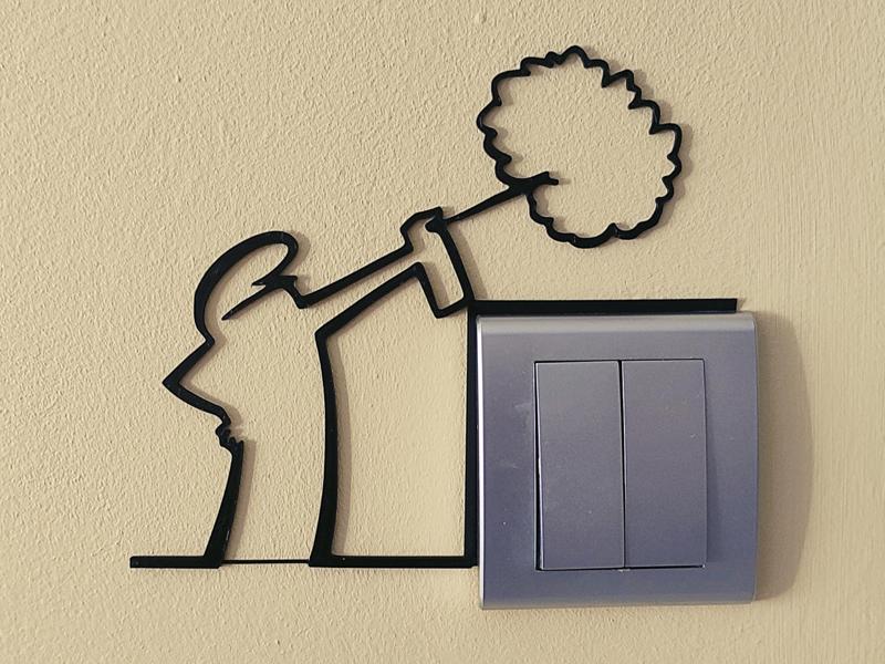 Funny Light Switch Gadget – La Linea Balum 82