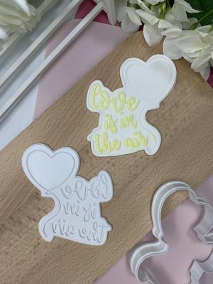 Love is in the Air Cookie Cutter, Love Cookie Cutter Stamp