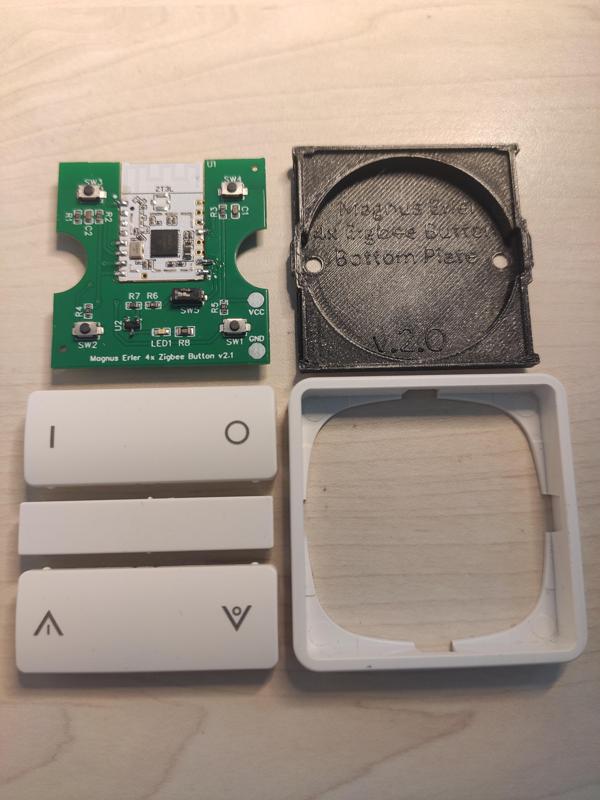 Zigbee 4 Button Contact