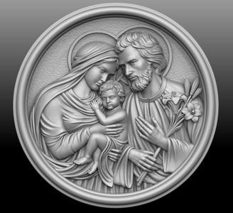 Holy Family Pendant