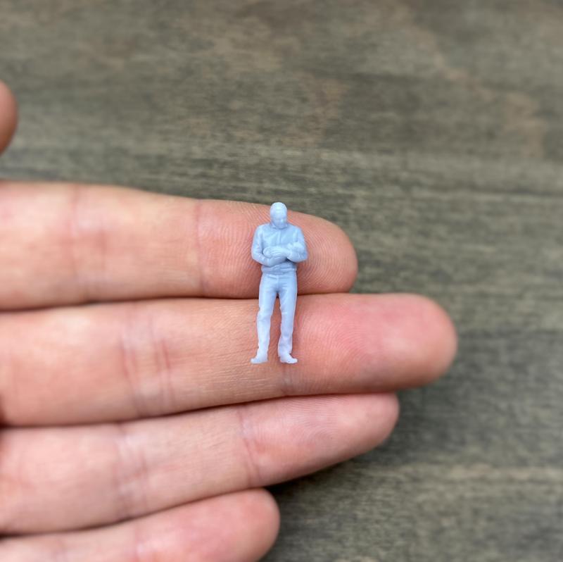 Dad / Grandad Holding Baby Infant. STL File. 3D Model Ready To Print. Pregnancy Gender Reveal Gift