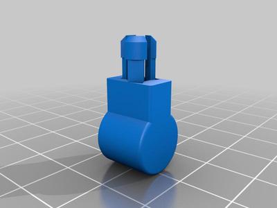 Wooden train track replacement stud