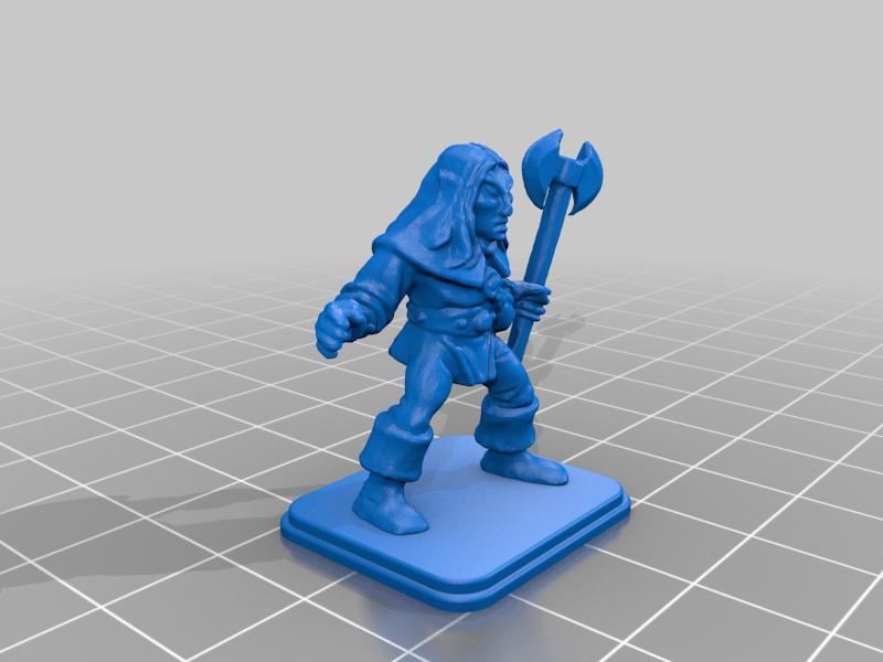 HeroQuest Elf Battle Axe