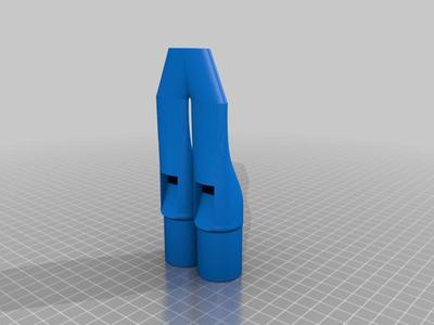 2-tone slide whistle from water squirter