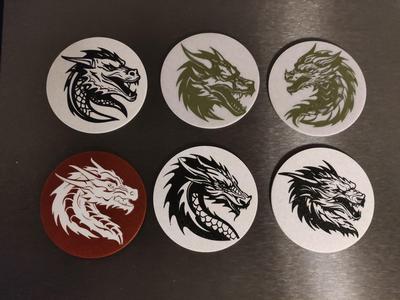 Dragonhead Coasters