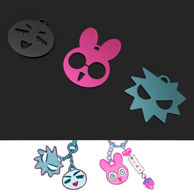 Alien Stage (Ivan, Mizi, Till) keychains