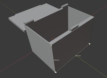 Customizeable box with lid (10cm Height)