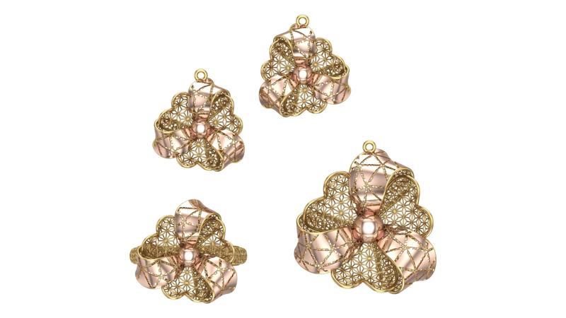 Halfset Jewelry Collection - Ring, Necklace & Earrings-HS3