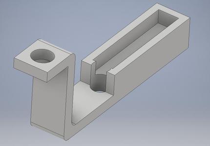 Australian Gas Meter mag reed sensor bracket