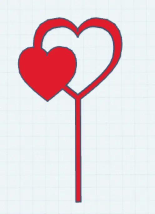 topper heart/serca/serce   