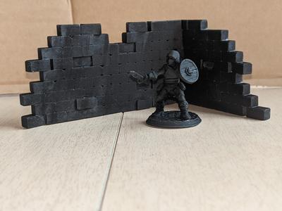 Dungeon Ruins Cornerstone Wall