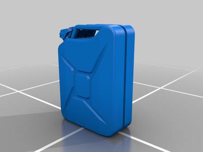 20 liter canister in 1/72 scale