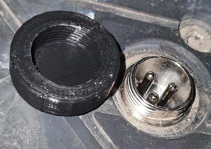 Charging port cap for electric scooter