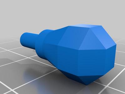 Fully 3D-printed Peg