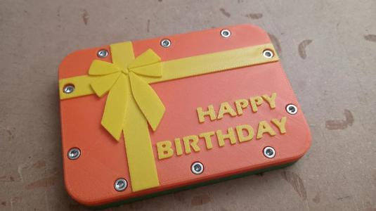 Over engineered gift card   