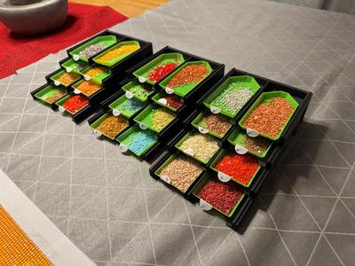 Diamond painting sliding tray   