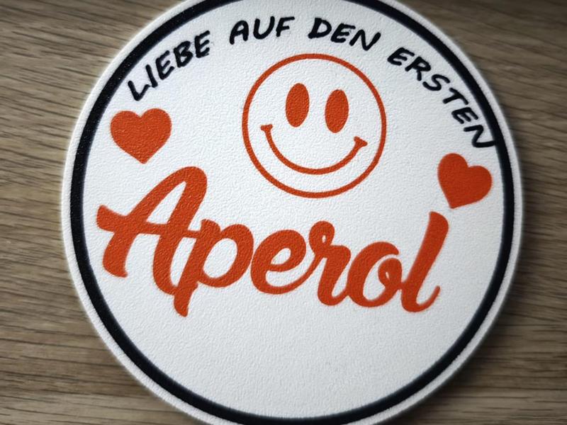 Love at first Aperol coaster