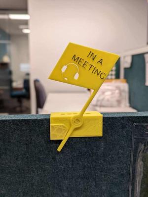 In a meeting!
