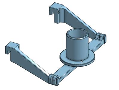 MK3+MK3s Hardwareless horazontal spool holder   
