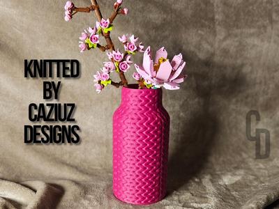 vase knitted