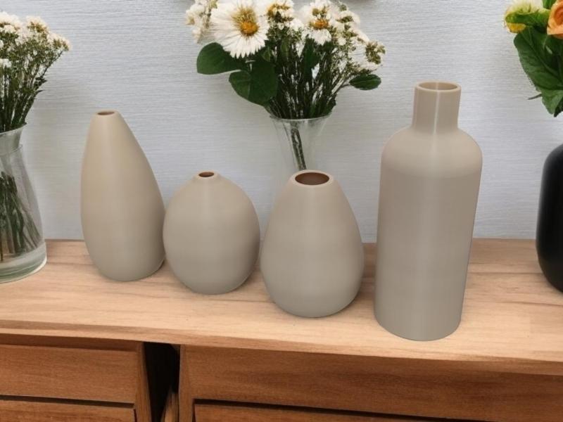 Modern livingroom vase set