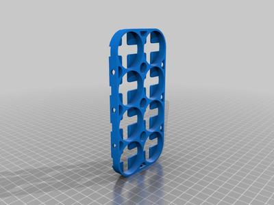 Lifepo4 32700 / 32650 4S2P battery holder