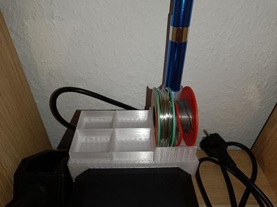 Toolcraft soldering station organizer