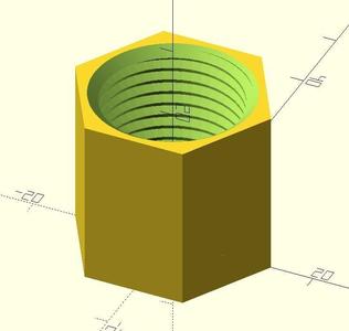 CGA-320 CO2 bottle nozzle cap
