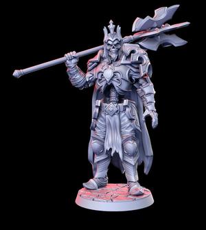Okharon (undead warrior king) - 32mm - DnD
