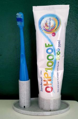 Simple Toothbrush & Toothpaste Holder