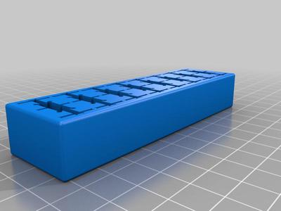 Parametric USB/SD/MicroSD card holder