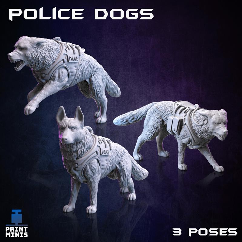 Police Dogs x3 - Raid in Zadorn Collection